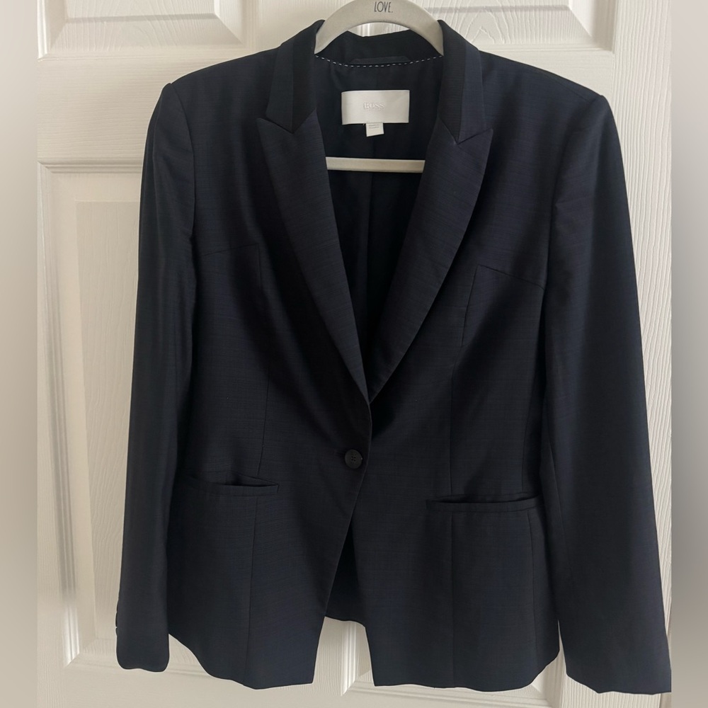 BOSS Elegant Navy Blazer